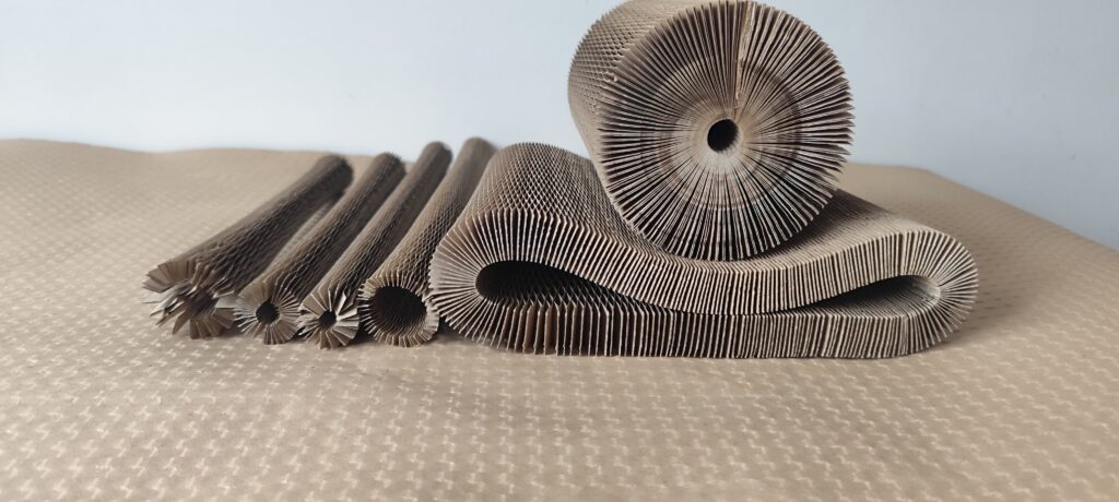 Struktura papierowych zabezpieczeń honeycomb